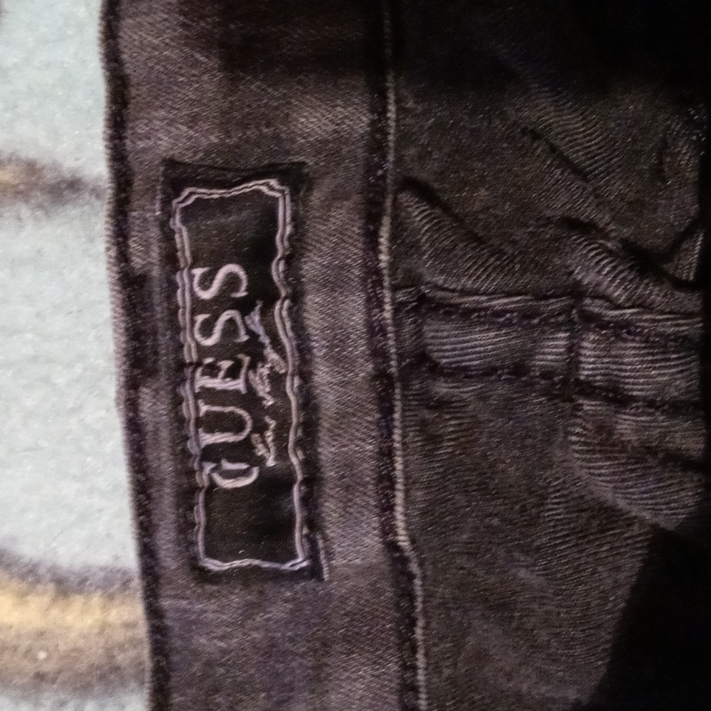 Pair of black skinny Guess jeans